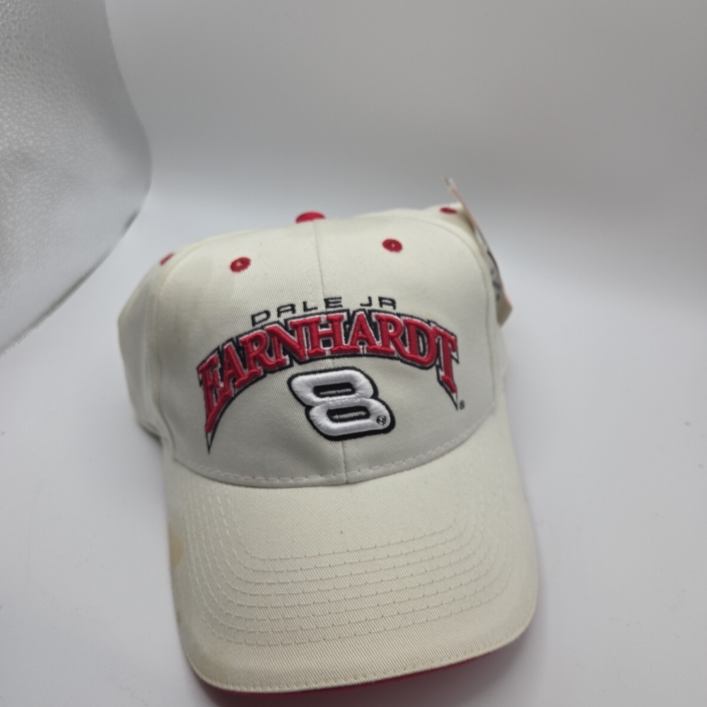 Dale Earnhardt Jr Hat #8 Chase Authentics NASCAR‎ Budweiser White